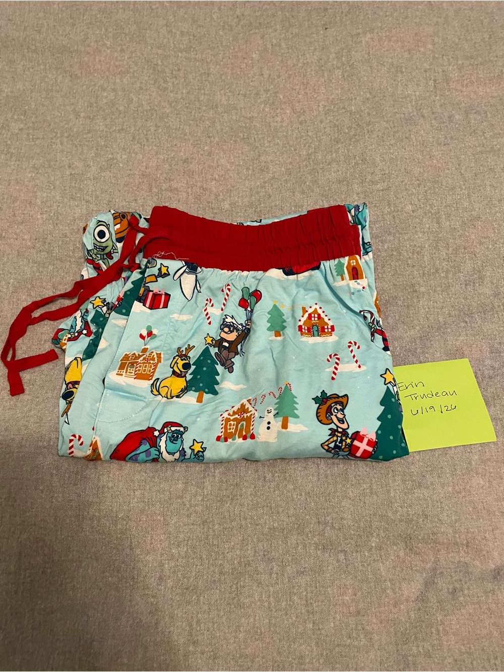 Little Sleepies Pixar Christmas Village Men’s PJ Pants